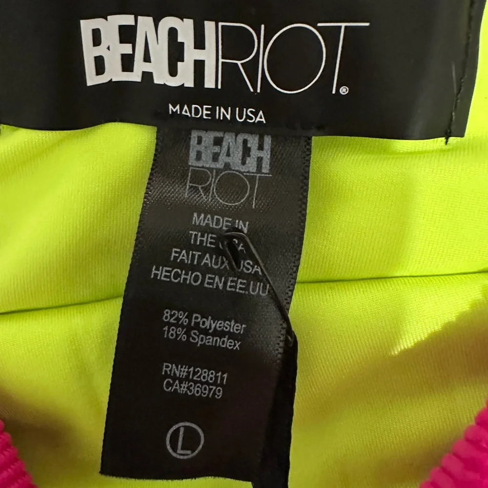 Beach Riot Colorful High-Waisted Bikini Bottom - Picture 5 of 8